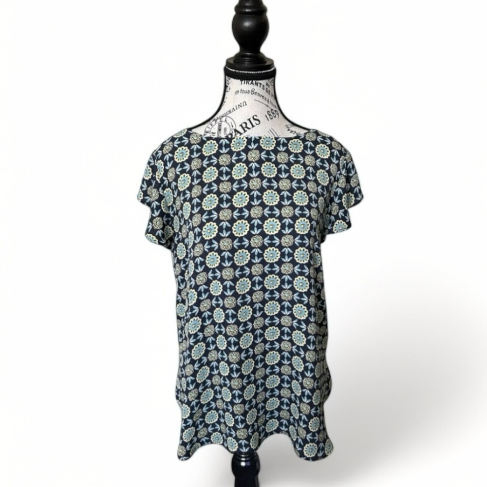 LOFT Outlet Relaxed Flutter Sleeve Blouse